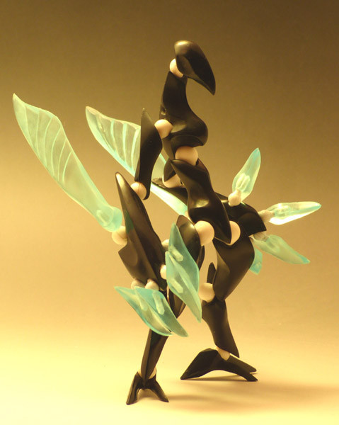 Crow 2nd (2, Nail Color Blue), Original, MegaSculpture, Garage Kit